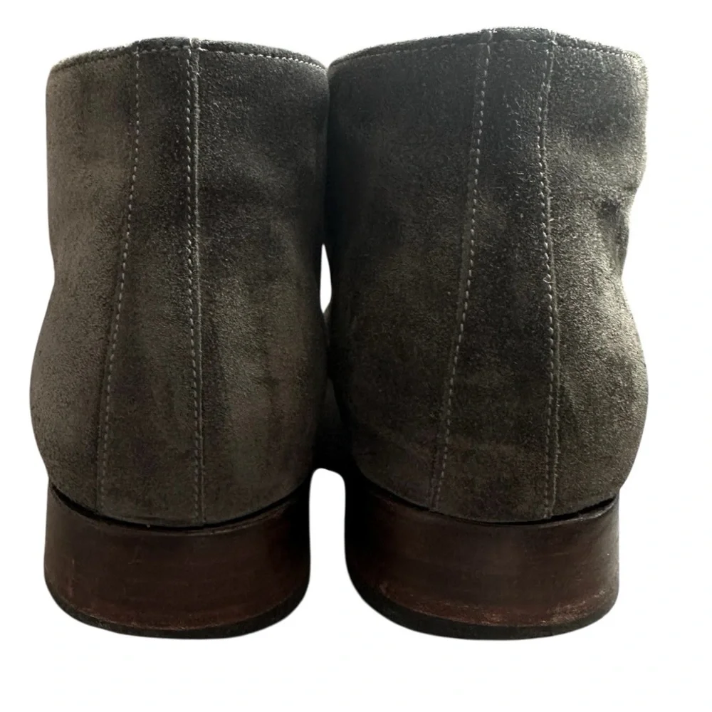 FRYE CHARCOAL SUEDE WESTON CHUKKA BOOTS SIZE 12